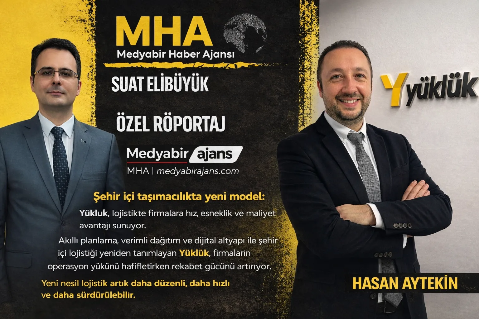 MedyaBir Haber Ajansı’ndan Suat Elibüyük’ün özel röportaj konuğu olan Yüklük Kurucu Ortağı Hasan Aytekin, şehir içi lojistikte ezber bozan yeni modeli tüm boyutlarıyla anlattı.