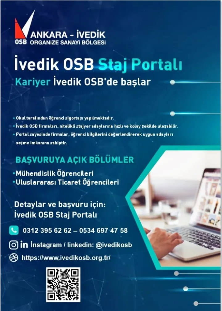 KARİYER İVEDİK OSB’DE BAŞLAR